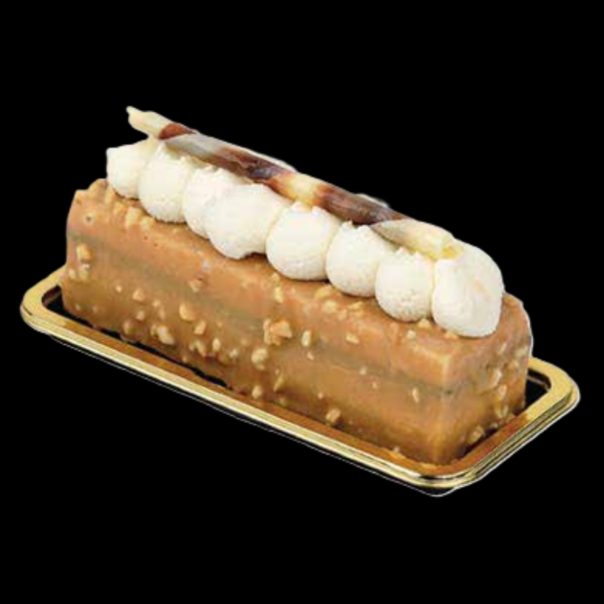 PEANUT AND CARAMEL SINGLE-SERVE LOG CAKE